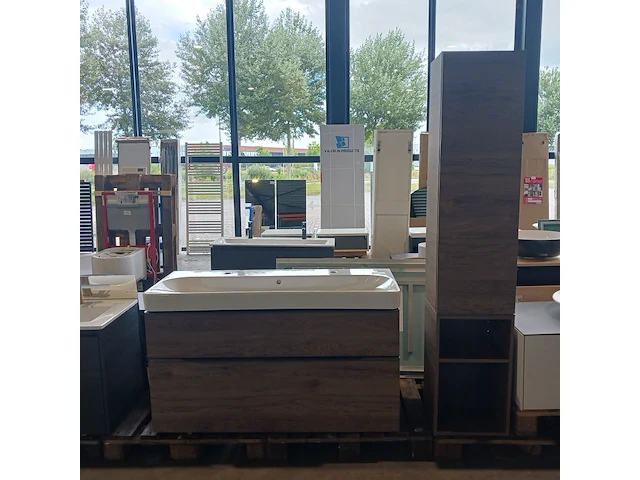 Badmeubel, geberit, icon, nussbaum hickory - afbeelding 1 van  19