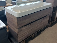 Badmeubel, geberit, icon, nussbaum hickory - afbeelding 12 van  19