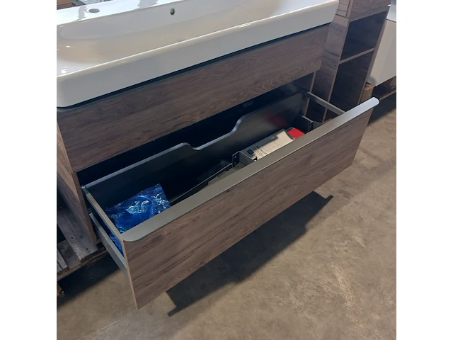 Badmeubel, geberit, icon, nussbaum hickory - afbeelding 14 van  19