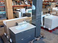 Badmeubel, hr badmeubelen, glans antraciet - afbeelding 1 van  12