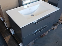 Badmeubel, hr badmeubelen, glans antraciet - afbeelding 6 van  12