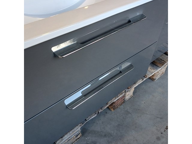 Badmeubel, hr badmeubelen, glans antraciet - afbeelding 7 van  12