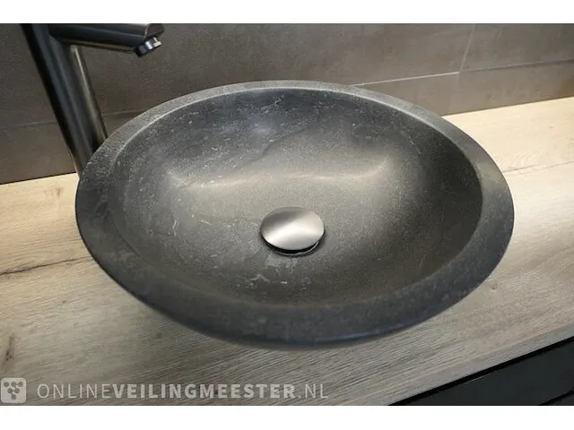 Badmeubel hr-badmeubelen, glans zwart - afbeelding 6 van  23
