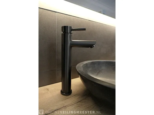 Badmeubel hr-badmeubelen, glans zwart - afbeelding 7 van  23