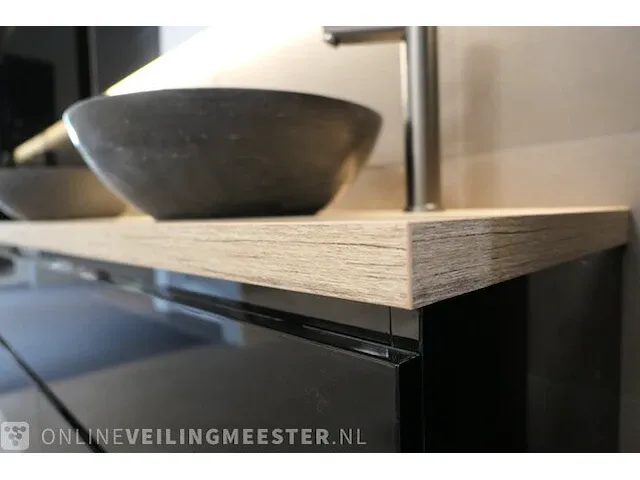 Badmeubel hr-badmeubelen, glans zwart - afbeelding 23 van  23