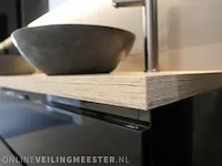 Badmeubel hr-badmeubelen, glans zwart - afbeelding 23 van  23