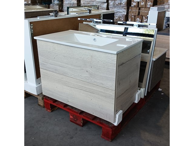 Badmeubel hr badmeubelen, licht eiken - afbeelding 1 van  9