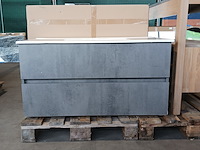 Badmeubel, hr badmeubelen, lorencio, beton antraciet - afbeelding 4 van  9