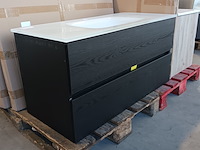 Badmeubel, hr badmeubelen, lorencio, black oak - afbeelding 1 van  10