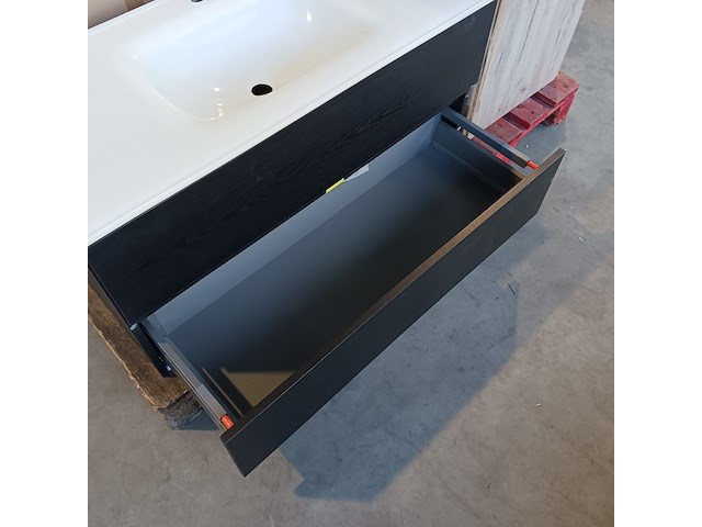 Badmeubel, hr badmeubelen, lorencio, black oak - afbeelding 9 van  10