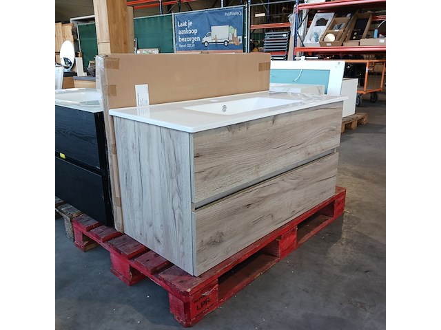 Badmeubel, hr badmeubelen, lorencio, craft oak - afbeelding 1 van  9