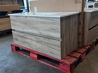 Badmeubel, hr badmeubelen, lorencio, craft oak - afbeelding 3 van  9