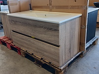 Badmeubel, hr badmeubelen, lorencio, grijs eiken - afbeelding 3 van  9