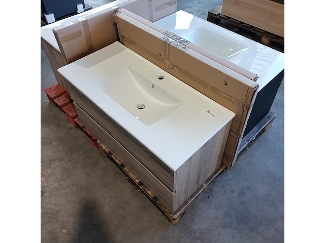 Badmeubel, hr badmeubelen, lorencio, grijs eiken - afbeelding 4 van  9