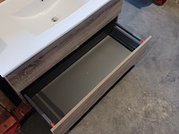 Badmeubel, hr badmeubelen, lorencio, grijs eiken - afbeelding 6 van  9