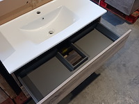 Badmeubel, hr badmeubelen, lorencio, grijs eiken - afbeelding 7 van  9