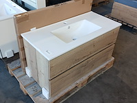 Badmeubel, hr badmeubelen, lorencio, natuur eiken - afbeelding 2 van  9