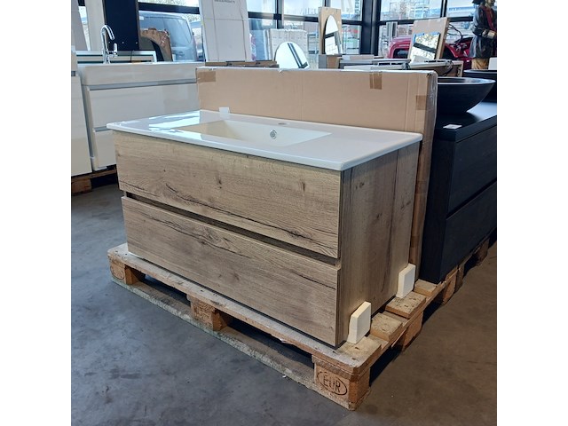 Badmeubel, hr badmeubelen, lorencio, natuur eiken - afbeelding 3 van  9