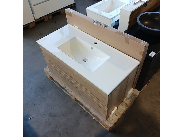 Badmeubel, hr badmeubelen, lorencio, natuur eiken - afbeelding 4 van  9