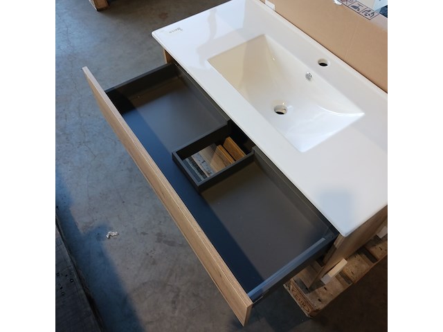 Badmeubel, hr badmeubelen, lorencio, natuur eiken - afbeelding 7 van  9