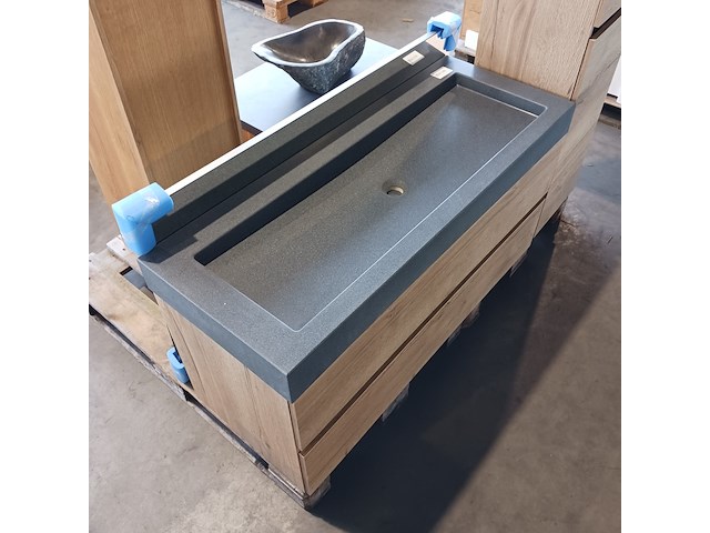 Badmeubel, hr badmeubelen, lorencio, natuur eiken - afbeelding 7 van  12