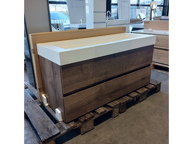 Badmeubel, hr badmeubelen, lorencio, tobacco - afbeelding 1 van  10