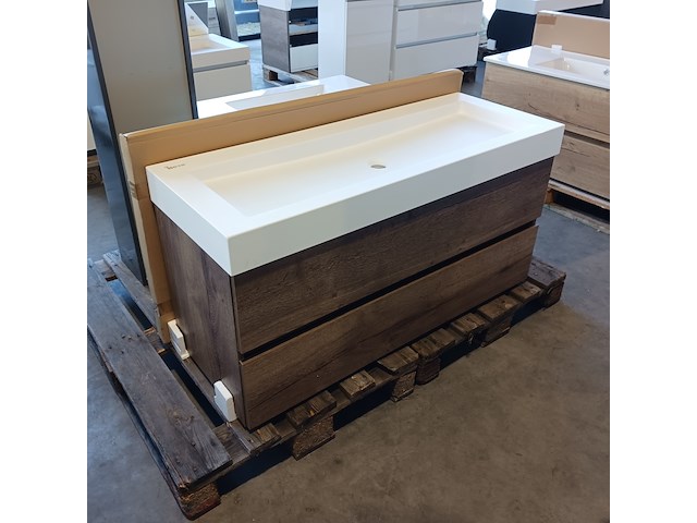 Badmeubel, hr badmeubelen, lorencio, tobacco - afbeelding 3 van  10