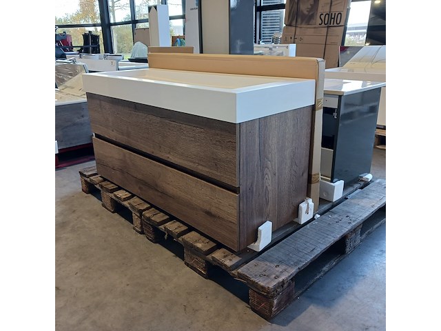 Badmeubel, hr badmeubelen, lorencio, tobacco - afbeelding 4 van  10