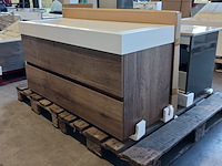 Badmeubel, hr badmeubelen, lorencio, tobacco - afbeelding 4 van  10