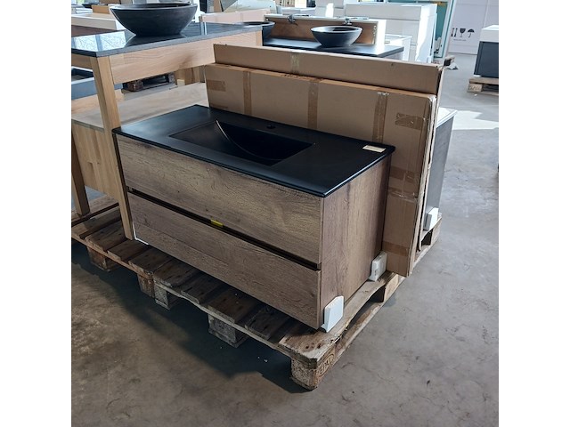 Badmeubel, hr badmeubelen, lorencio, tobacco - afbeelding 1 van  9