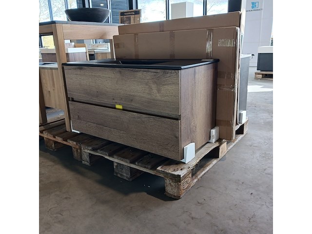 Badmeubel, hr badmeubelen, lorencio, tobacco - afbeelding 2 van  9