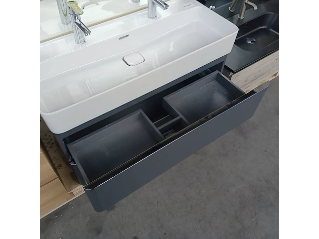 Badmeubel, ideal standard, lava zwart - afbeelding 7 van  17