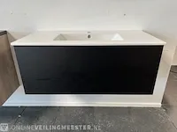 Badmeubel incl keramische wastafgel hr, matzwart