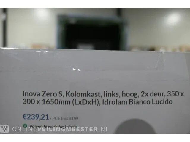 Badmeubel inova, zero, glans wit - afbeelding 17 van  27