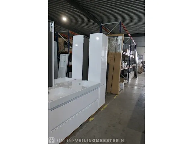 Badmeubel inova, zero, glans wit - afbeelding 12 van  27