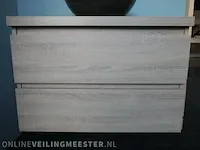 Badmeubel met spiegelkast thebalux, nebraska eiken - afbeelding 1 van  10