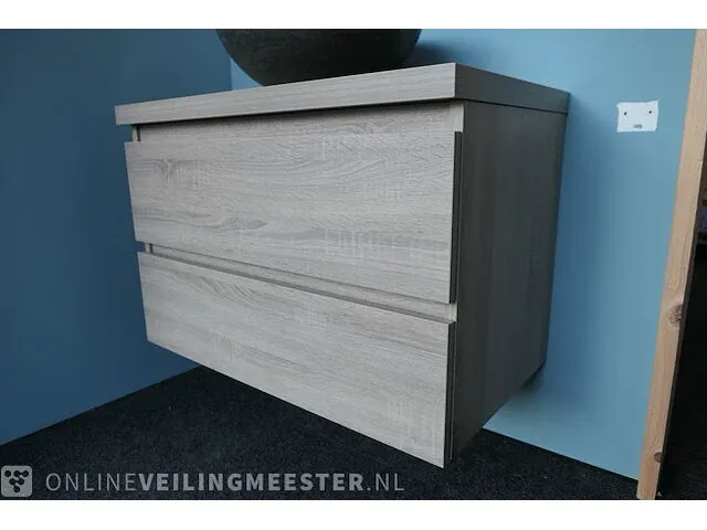 Badmeubel met spiegelkast thebalux, nebraska eiken - afbeelding 2 van  10