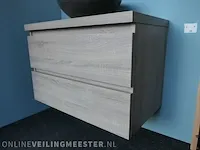 Badmeubel met spiegelkast thebalux, nebraska eiken - afbeelding 2 van  10