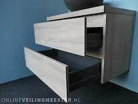 Badmeubel met spiegelkast thebalux, nebraska eiken - afbeelding 3 van  10