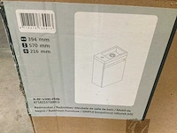 Badmeubel met wastafel zwart. - afbeelding 1 van  3