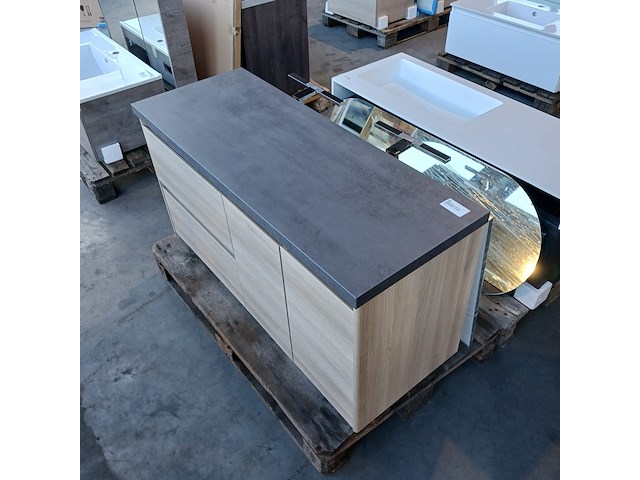 Badmeubel, natuur eiken - afbeelding 7 van  12