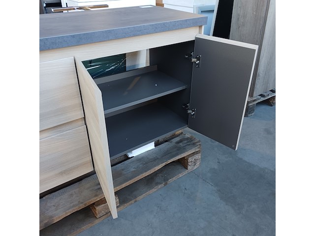 Badmeubel, natuur eiken - afbeelding 9 van  12