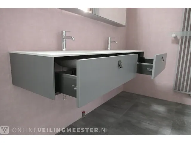 Badmeubel novellini, lotti, mat taupe - afbeelding 15 van  20