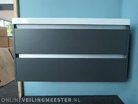 Badmeubel ondiep hr, matgrijs - afbeelding 1 van  10