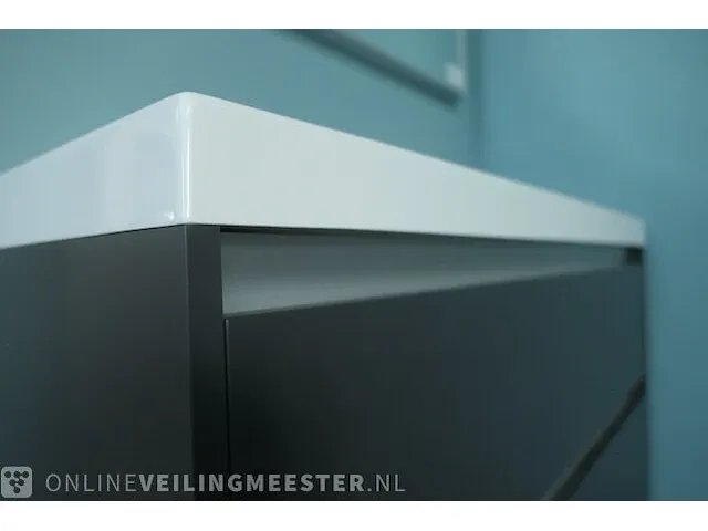 Badmeubel ondiep hr, matgrijs - afbeelding 8 van  10