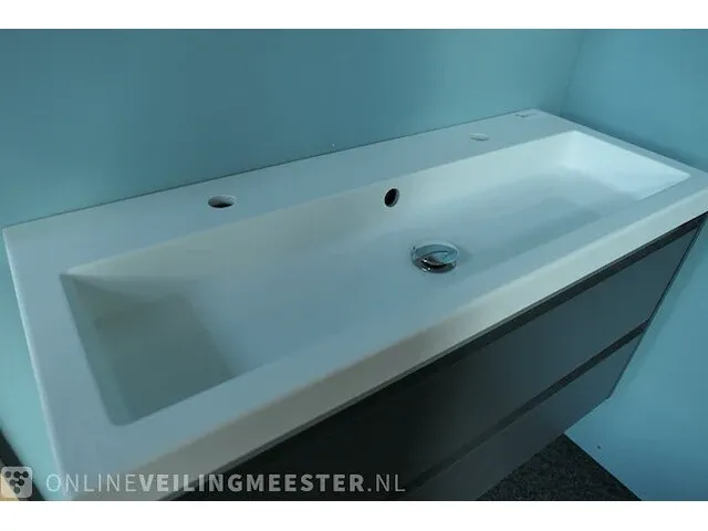 Badmeubel ondiep hr, matgrijs - afbeelding 10 van  10