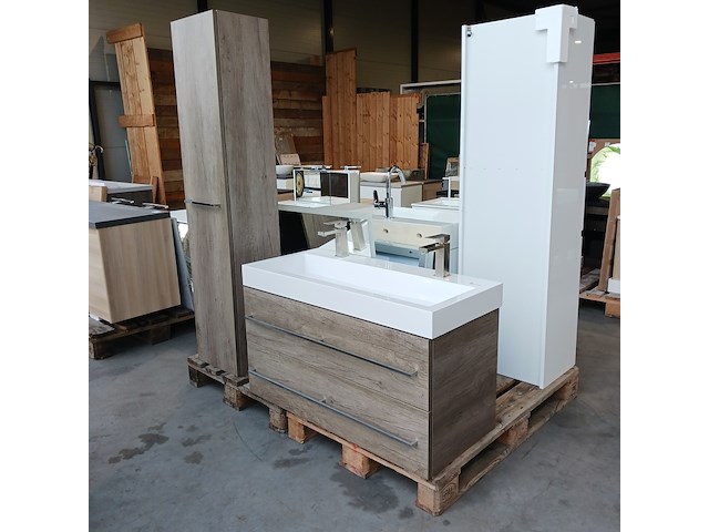 Badmeubel, pelipal, grijs eiken - afbeelding 1 van  20