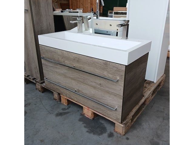 Badmeubel, pelipal, grijs eiken - afbeelding 12 van  20