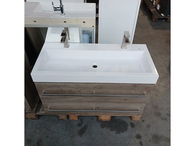 Badmeubel, pelipal, grijs eiken - afbeelding 14 van  20