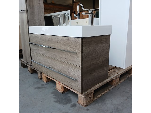 Badmeubel, pelipal, grijs eiken - afbeelding 15 van  20